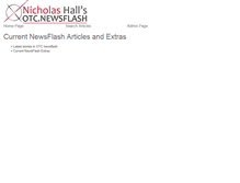 Tablet Screenshot of newsflash.nicholashall.com